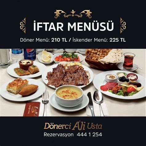 iftar menüleri istanbul avrupa yakası